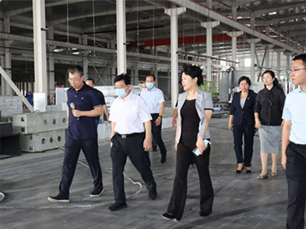 洛阳市长徐衣显一行莅临J9九游会集团轴承新厂项目建设现场考察