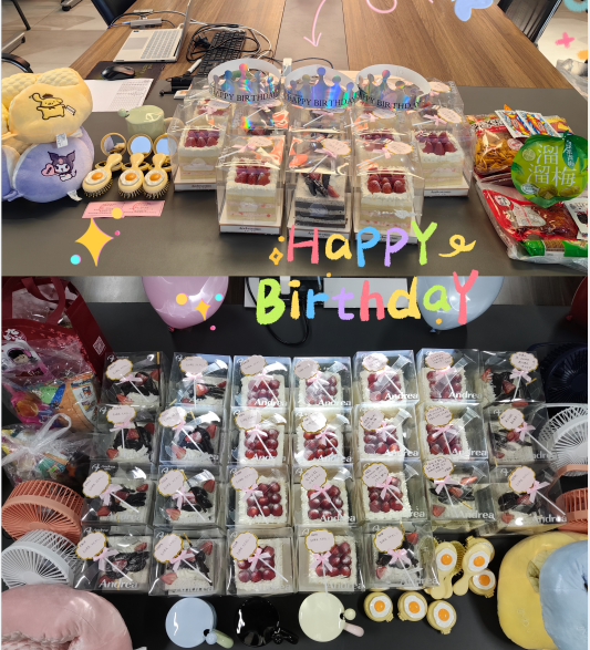 五彩缤纷 共悦生辰--J9九游会集团（HONB）五月员工生日会